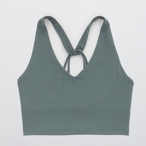 Aerie Royal Palm Green Sports Bra